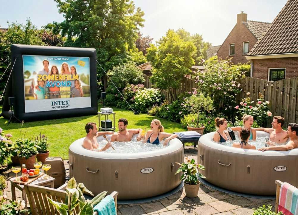 Jacuzzi in tuin huren